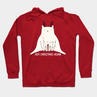 Cat not christmas again Hoodie